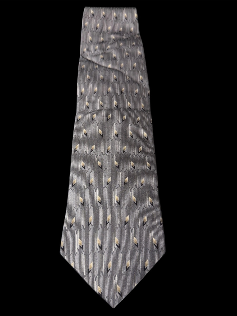 Murano men’s 100% silk necktie gray suit tie party office business wedding $60